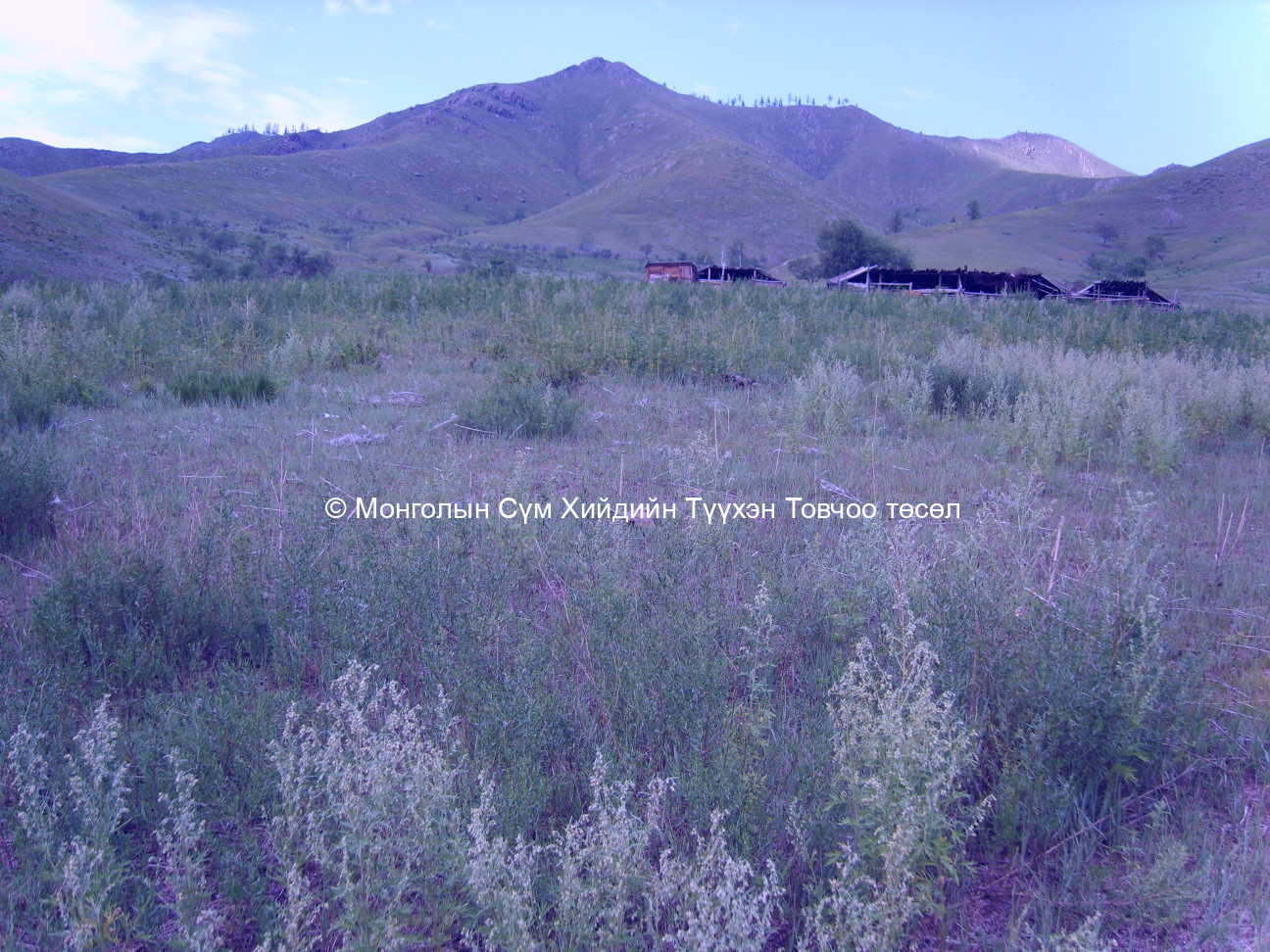 Дугана байсан туурь Өмнөд талаас авсан